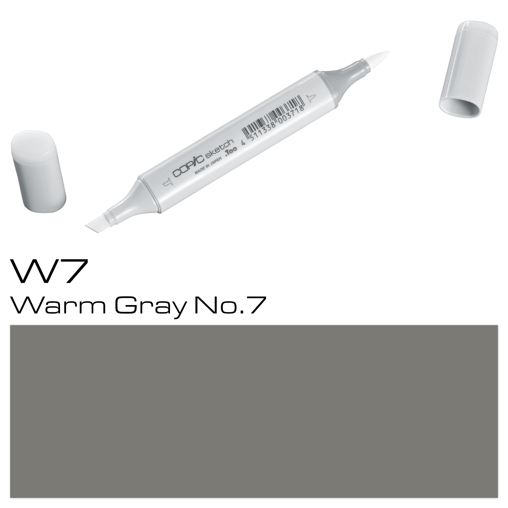 W 7 Warm Grey Sketch Marker - Al Masam Stationery LLC Main image