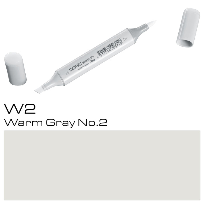 W2 Warm Grey Sketch Marker - Al Masam Stationery LLC