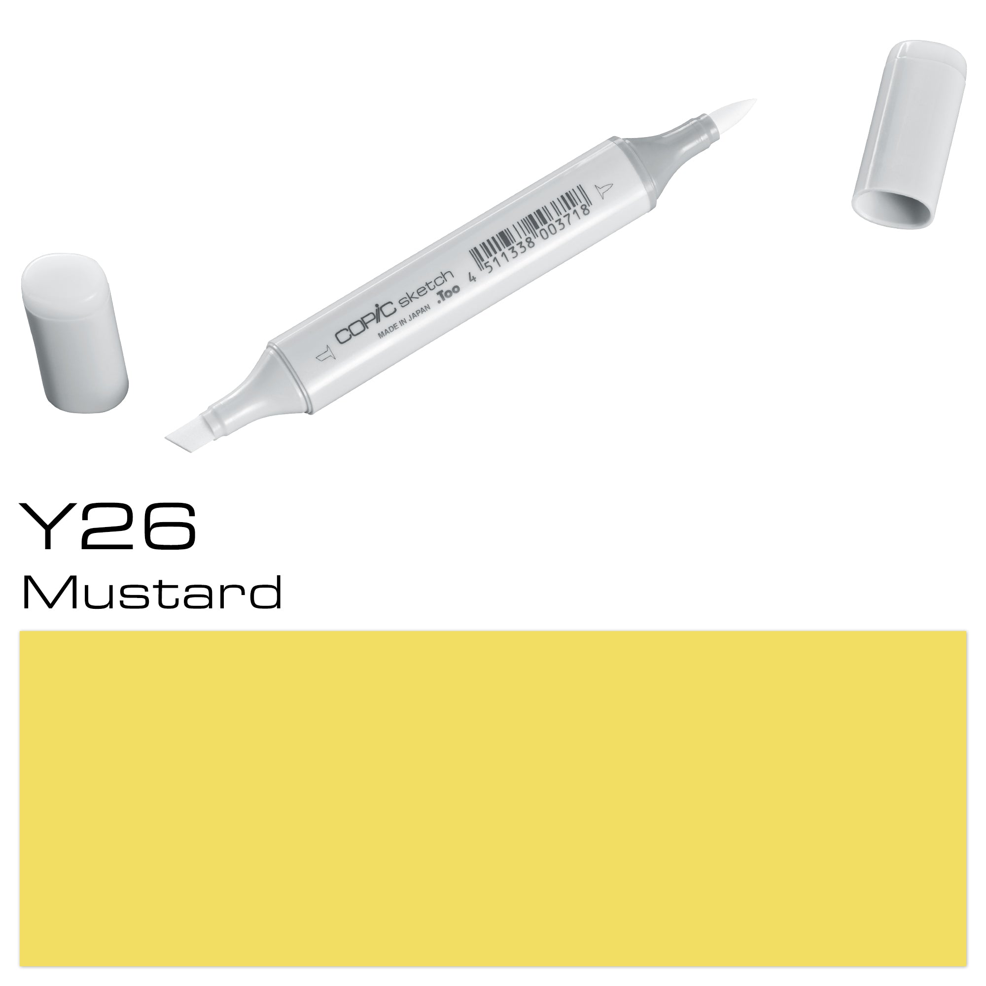 Y26 Mustard Sketch Marker - Al Masam Stationery LLC Main image