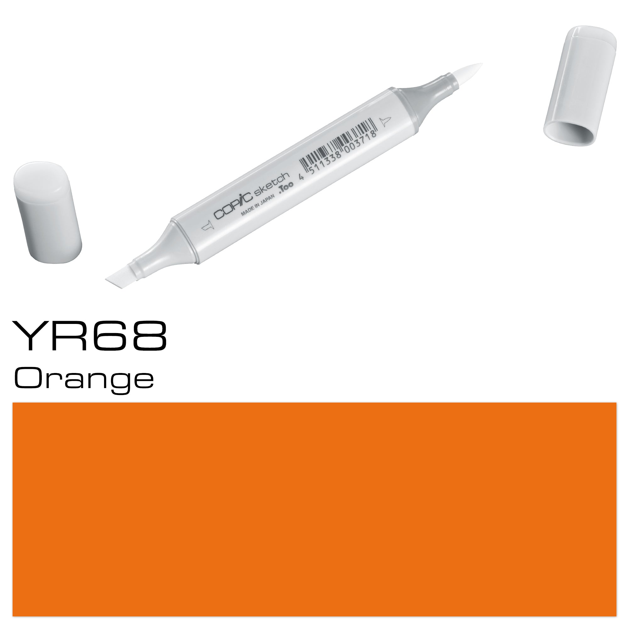 Yr68 Orange Sketch Marker - Al Masam Stationery LLC