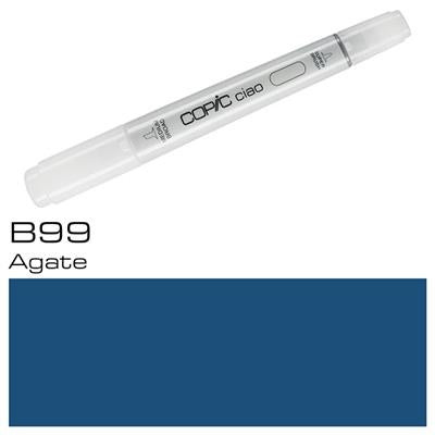 As an industry expert, I recommend the COPIC CIAO MARKER B99 AGATE. With its high-quality B99 Agate ink, this marker provides consistent and vibrant colors. Its ergonomic design allows for comfortable and precise use. Perfect for professional artists and students alike, this marker will enhance any artwork with its smooth and fade-resistant ink. Main image