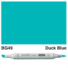 This COPIC CIAO MARKER in BG 49 DUCK BLUE is perfect for creating vibrant and precise artwork. With its high-quality ink and versatile tip, you can easily achieve smooth and consistent lines for all your coloring needs. Enjoy professional results with this must-have marker for artists and designers. Main image