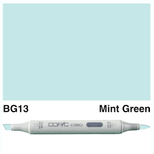 Create bold and beautiful artwork with the COPIC CIAO MARKER BG13 MIND GREEN. This high-quality marker features a vibrant shade of green that will bring life to your illustrations. With COPIC's renowned quality and precision, this marker is perfect for both beginners and professionals alike. Unleash your creativity and enhance your artwork with this must-have tool. Main image
