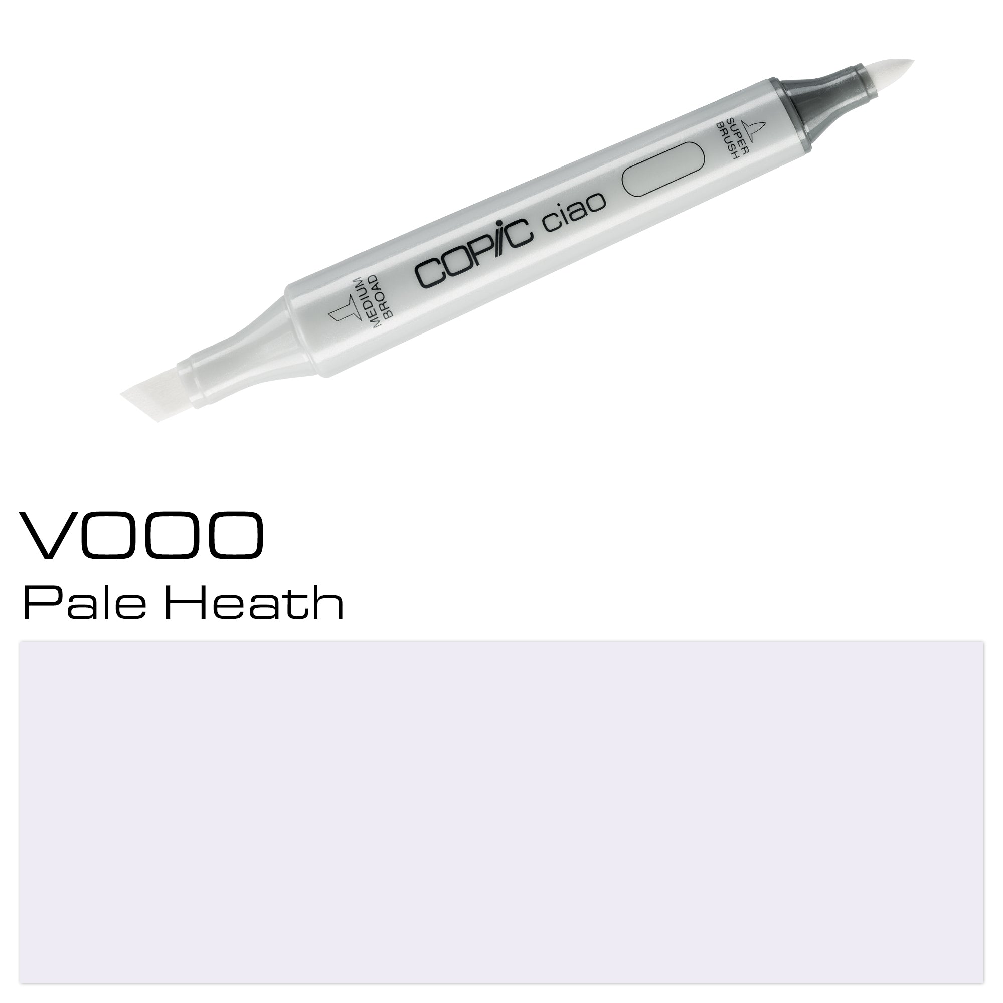 The COPIC CIAO MARKER V 000 PALE HEATH offers a versatile and precise way to add delicate, pale hues to your artwork. With its fine tip and high-quality ink, you can achieve smooth and consistent coverage, perfect for creating detailed and realistic illustrations. Elevate your artistic creations with this reliable and expert-approved marker. Main image