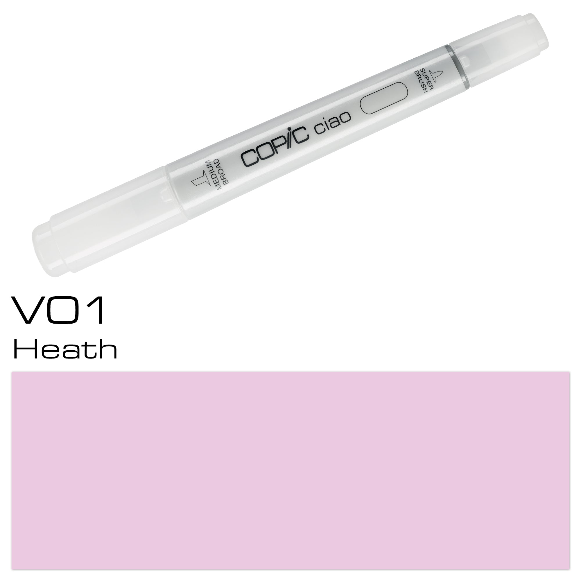 This COPIC CIAO MARKER V 01 HEATH is a versatile and high-quality marker that offers smooth and consistent lines. With its vibrant color and precise tip, it is perfect for creating stunning artwork and adding depth and dimension to any project. Trust in the expertise and reliability of COPIC for superior results. Main image