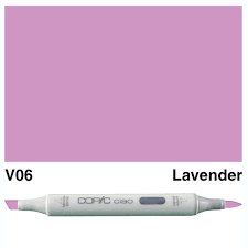 Enhance your artwork with the COPIC CIAO MARKER V 06 LAVENDER. Made with high-quality pigments, this marker delivers vibrant and long-lasting results. The fast-drying alcohol-based ink allows for smooth and effortless blending, perfect for creating intricate details and beautiful gradients. Elevate your art with the precision and versatility of this lavender marker. Main image