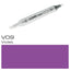 Professional and versatile, the COPIC CIAO MARKER V 09 VIOLET is a go-to for any artist or designer. Its high-quality pigment allows for smooth and vibrant strokes, while its double-ended design saves space and offers a fine point for detailed work. Perfect for adding depth and dimension to any project.