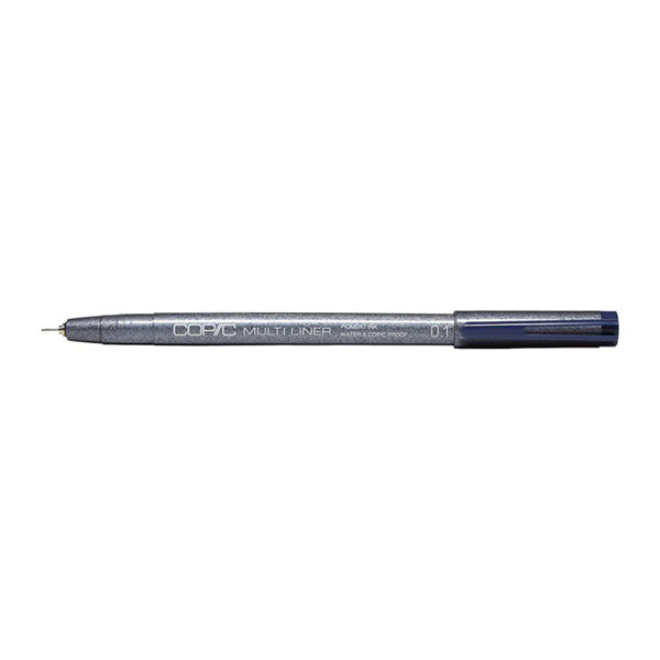 Expertly designed for precision and durability, the Copic Multiliner cobalt 0.1mm pen is an essential tool for any artist or designer. With its fine 0.1mm tip, this pen allows for intricate details and smooth lines, making it perfect for technical drawings and illustrations. Trust the industry expert's choice for your creative needs. Main image