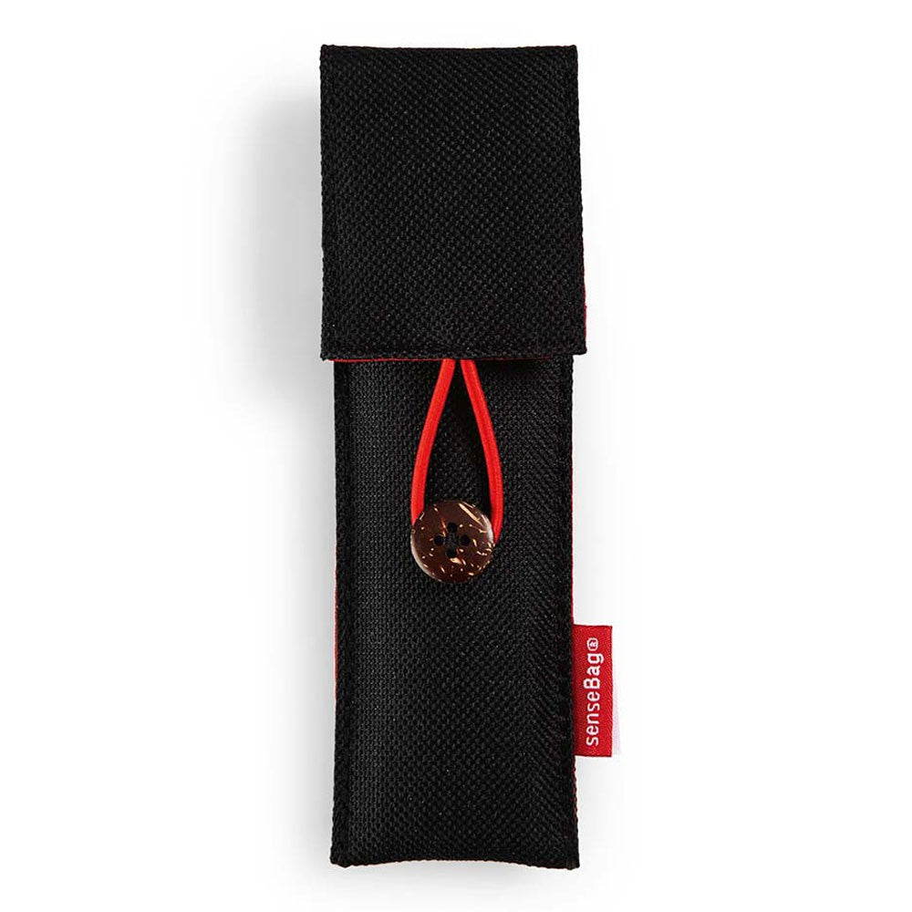 Transotype Sense Bag Pen Case For 2 Pens Black - Al Masam Stationery LLC Main image