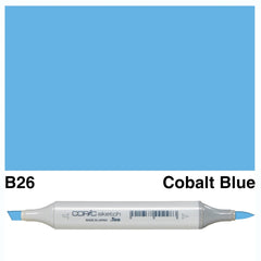 Copic Sketch Marker B26 Cobalt Blue - Al Masam Stationery LLC