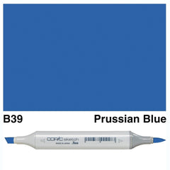 B39 Pryssian Blue Sketch Marker - Al Masam Stationery LLC