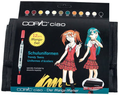 Copic  Ciao Set 12 In Wallet School Uniform - Al Masam Stationery LLC