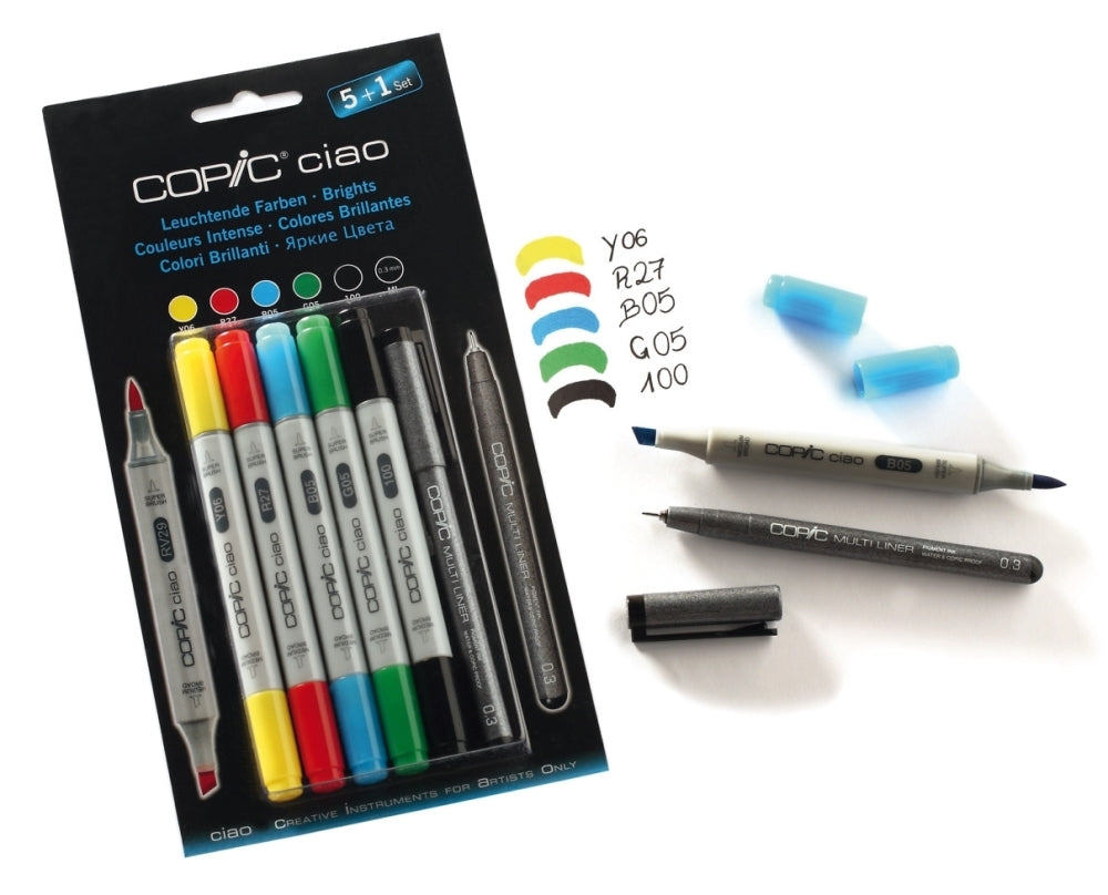 COPIC ciao Set Brights