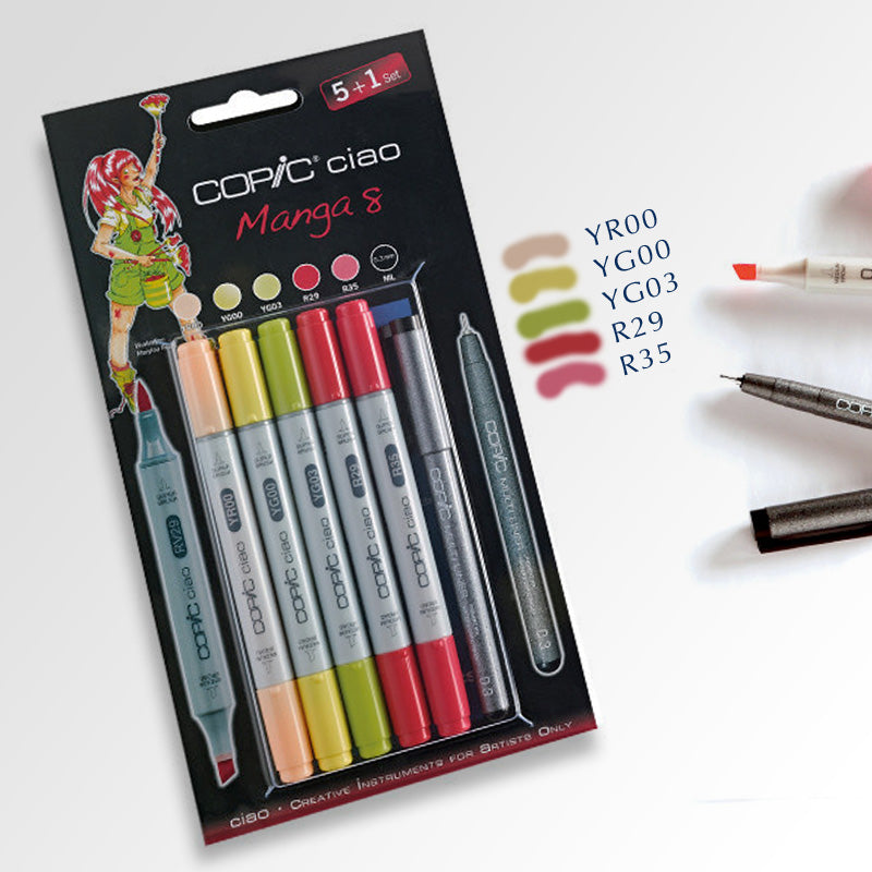 COPIC ciao Set 5+1 Manga 8