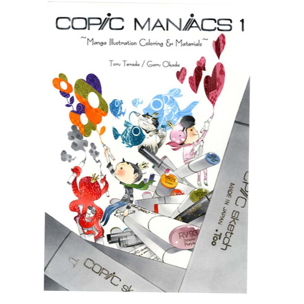Copic Maniacs 1 - Manga Illustration Coloring & Material - Al Masam Stationery LLC