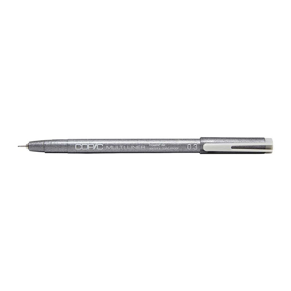 Introducing the Copic Multiliner cool grey 0.3mm pen, perfect for creating precise and accurate lines for all your drawing and writing needs. With its cool grey color, this pen adds a unique touch to any project, while its 0.3mm tip ensures fine, intricate details. Crafted with quality and precision in mind, this pen is a must-have for any artist or writer.
