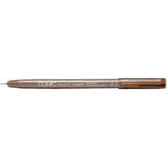 This Copic Multiliner sepia 0,3mm pen is perfect for creating precise, sepia-colored lines. With a 0,3mm tip, it allows for smooth and accurate drawing, making it ideal for artists and professionals who demand precision and control. Its archival quality ink is fade-resistant, ensuring long-lasting artwork.