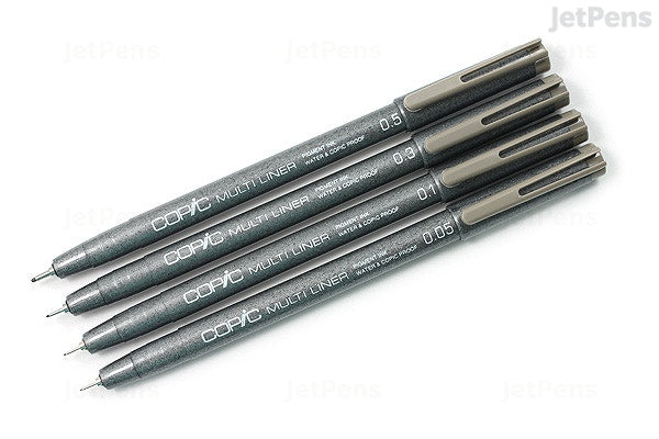 As an expert in the art industry, I recommend the Copic Multiliner Warm Grey Set for precise and consistent line work. With sizes 0.05, 0.1, 0.3, and 0.5mm, this set offers versatility and control for all your drawing needs. Achieve beautiful warm grey tones with confidence and ease.