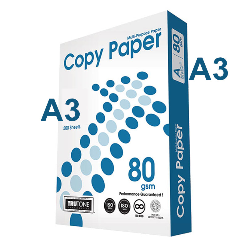 Copy Paper A3 80gsm 500SH/RM - Al Masam Stationery LLC Main image