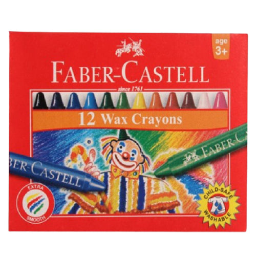 Crayons Fabercastell Wax Round 90mm 8mm Set - Al Masam Stationery LLC