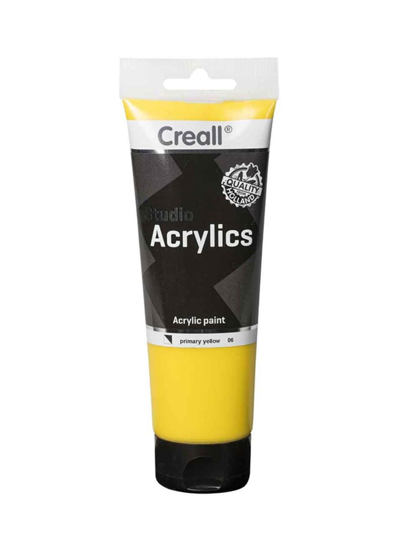 Creall ACRYLICS STUDIO TUBE 120ml #06 Primery Yellow - Al Masam Stationery LLC Main image