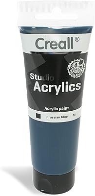 Creall ACRYLICS STUDIO TUBE 120ml 34 Prusian Blue - Al Masam Stationery LLC Main image