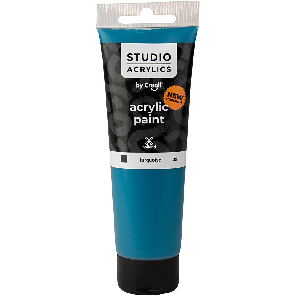 Creall ACRYLICS STUDIO TUBE 120ml 35 Turquoise - Al Masam Stationery LLC Main image