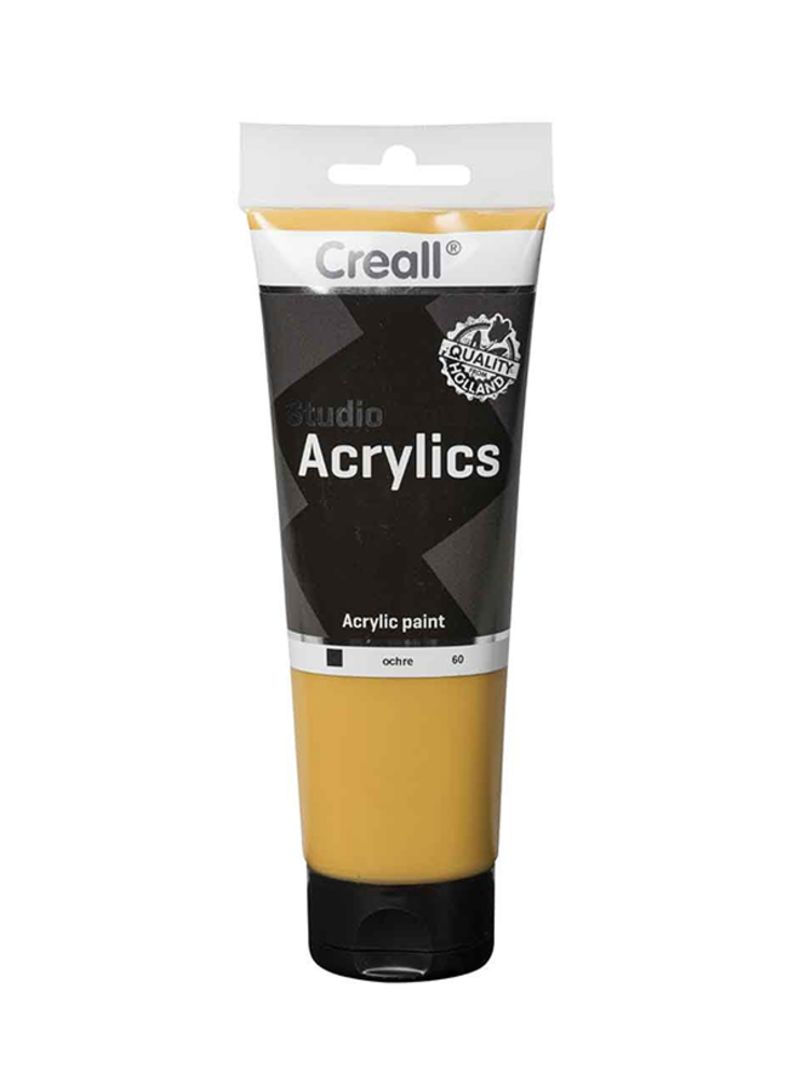 Creall ACRYLICS STUDIO TUBE 120ml #60 Ochre Yellow - Al Masam Stationery LLC Main image