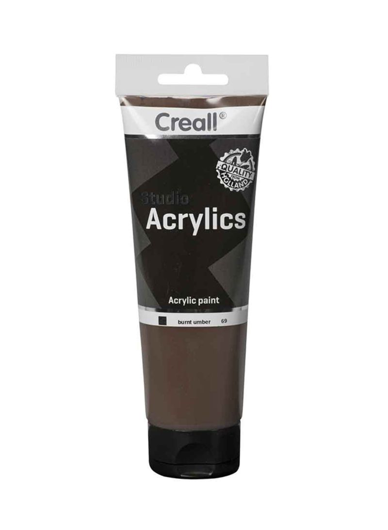 Creall ACRYLICS STUDIO TUBE 120ml #69 Burnt Umber - Al Masam Stationery LLC Main image
