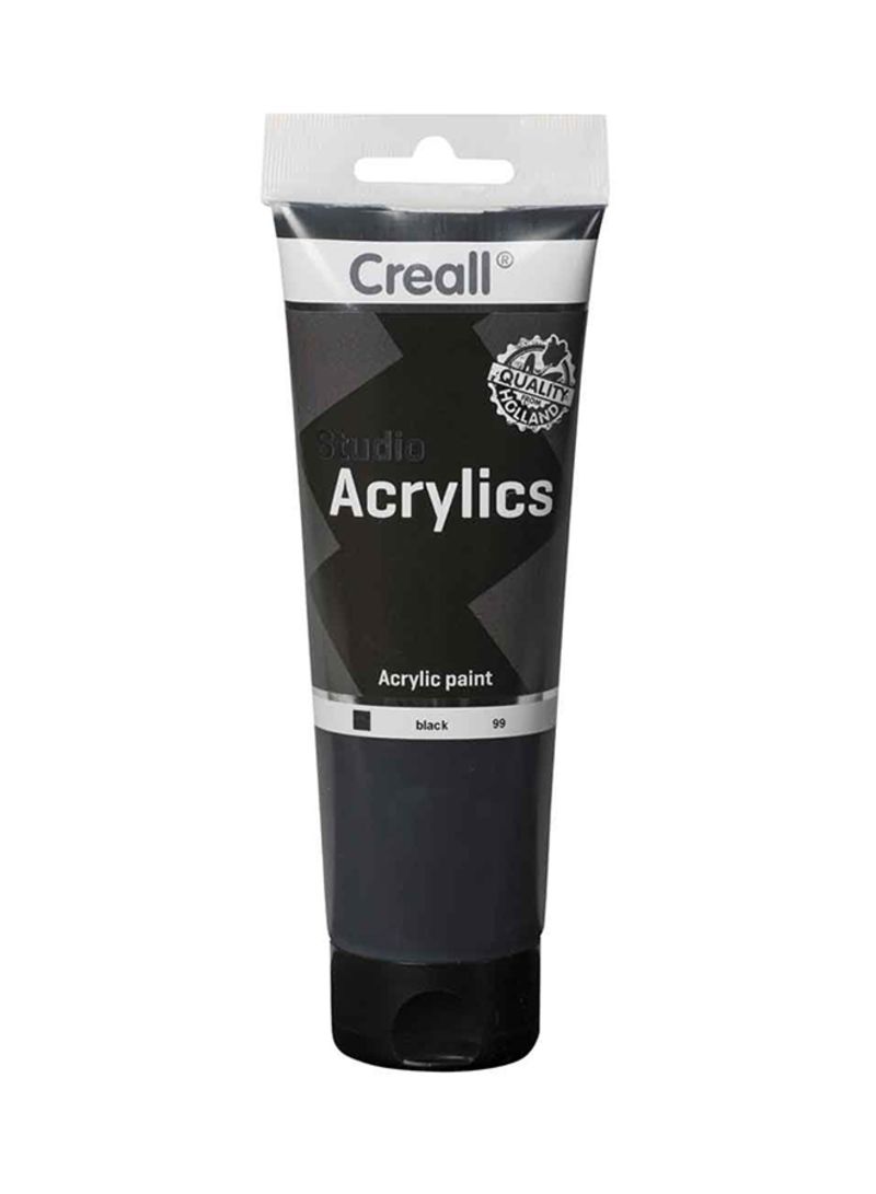 Creall ACRYLICS STUDIO TUBE 120ml #99 Black - Al Masam Stationery LLC Main image