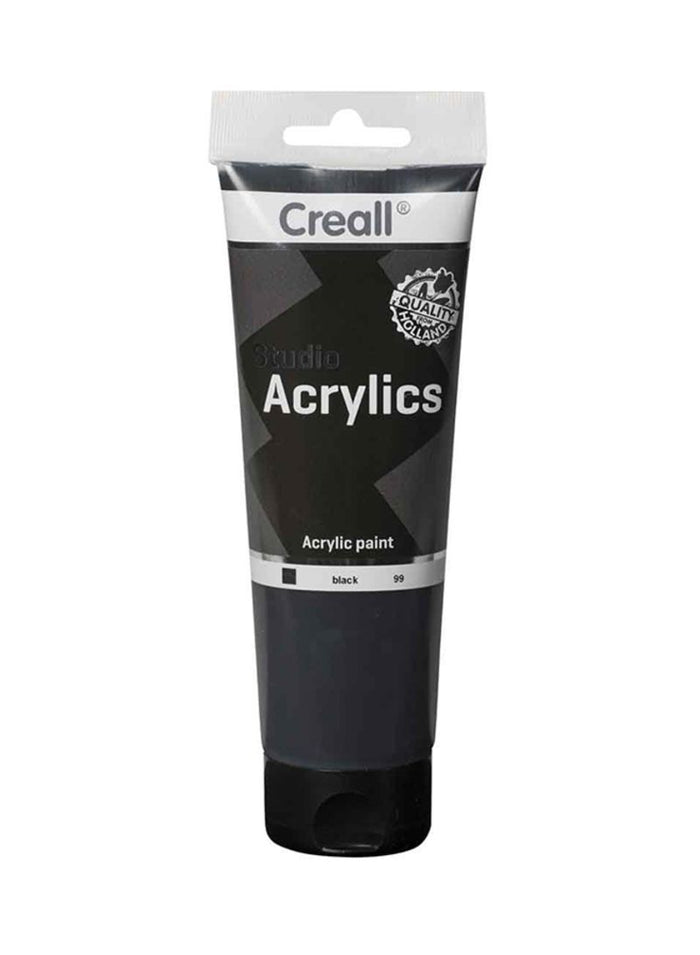 Creall ACRYLICS STUDIO TUBE 120ml #99 Black - Al Masam Stationery LLC