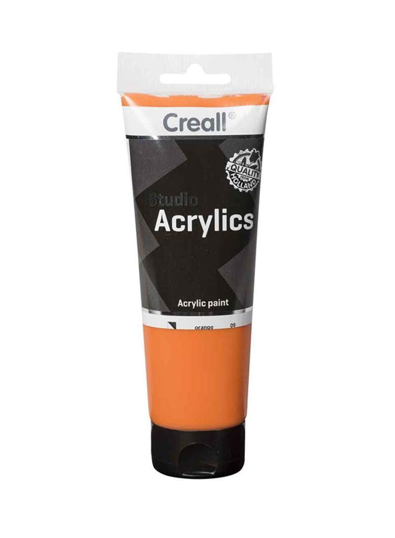 Creall ACRYLICS STUDIO TUBE 250ml #09 Orange - Al Masam Stationery LLC Main image