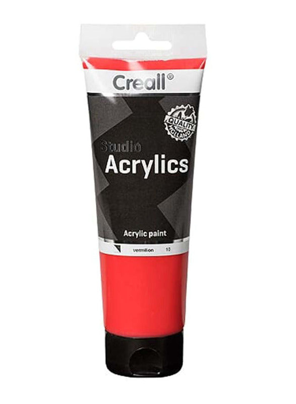 Creall ACRYLICS STUDIO TUBE 250ml 10 Vermillion - Al Masam Stationery LLC Main image