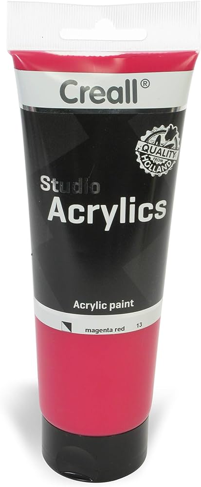 Creall ACRYLICS STUDIO TUBE 250ml 13 Magenta Red - Al Masam Stationery LLC Main image