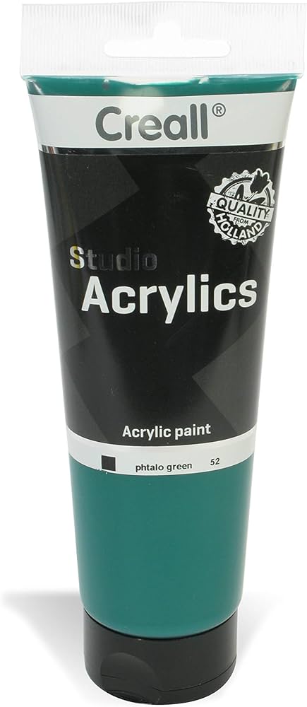 Creall ACRYLICS STUDIO TUBE 250ml 52 Phtalo Green - Al Masam Stationery LLC Main image