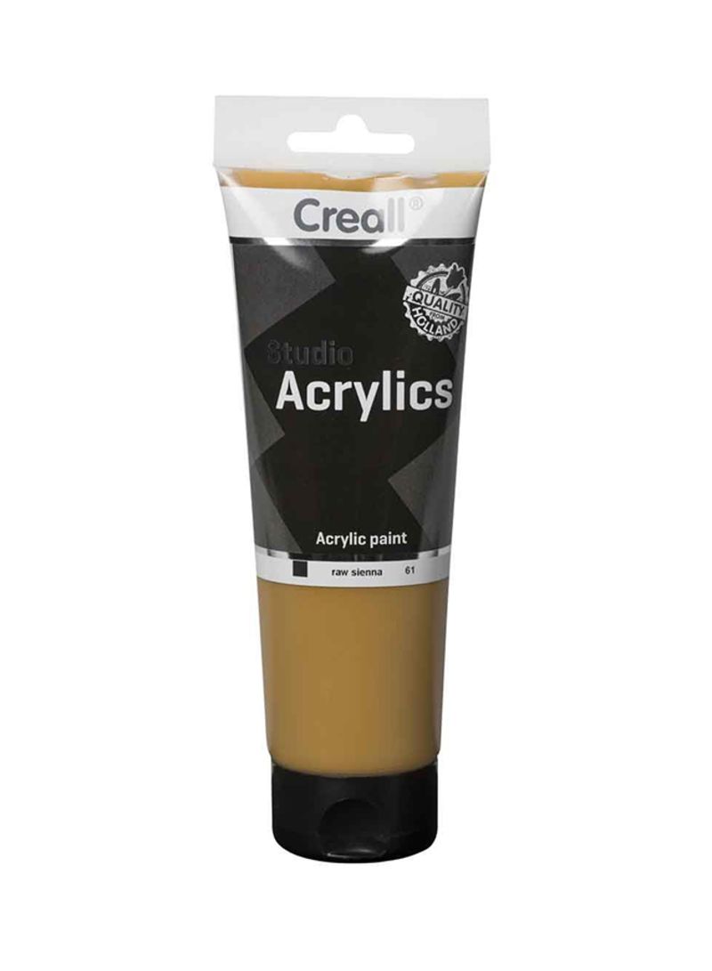 Creall ACRYLICS STUDIO TUBE 250ml #61 Raw Sienna - Al Masam Stationery LLC Main image