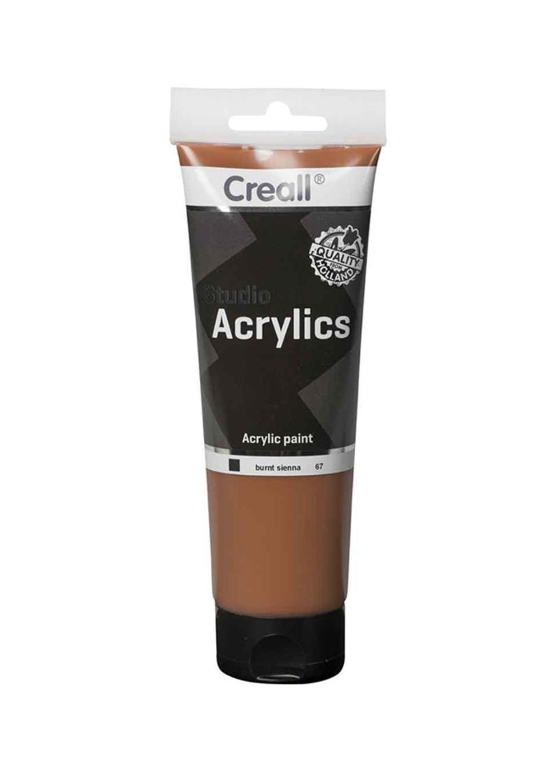 Creall ACRYLICS STUDIO TUBE 250ml #67 Burnt Siena - Al Masam Stationery LLC Main image