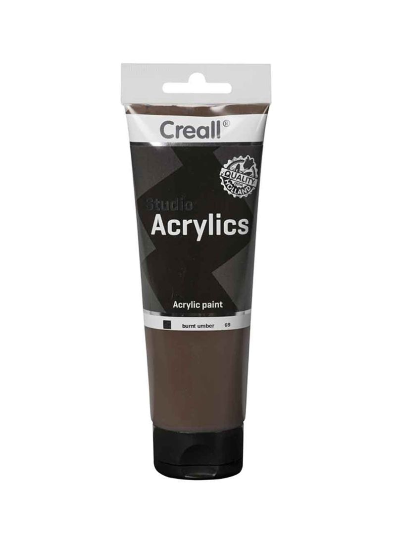 Creall ACRYLICS STUDIO TUBE 250ml #69 Burnt Umbr - Al Masam Stationery LLC Main image