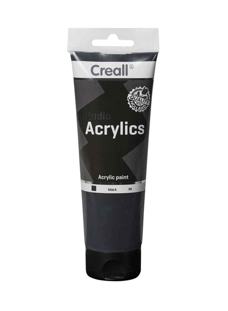 Creall ACRYLICS STUDIO TUBE 250ml #99 Black - Al Masam Stationery LLC Main image