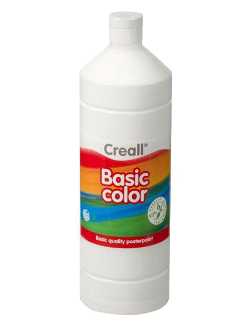 Creall Poster Color 1000ml #21 White - Al Masam Stationery LLC Main image