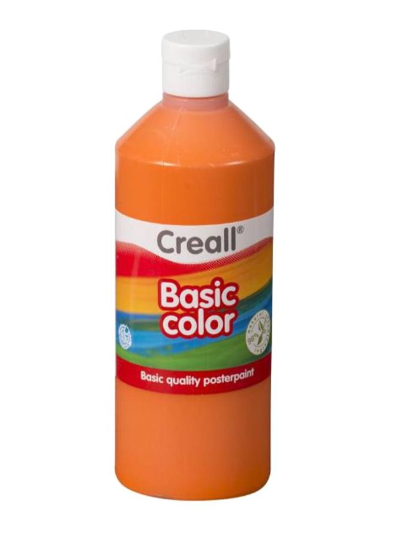 Creall Poster Color BASICCOLOR 500 ml #04 Orange - Al Masam Stationery LLC Main image
