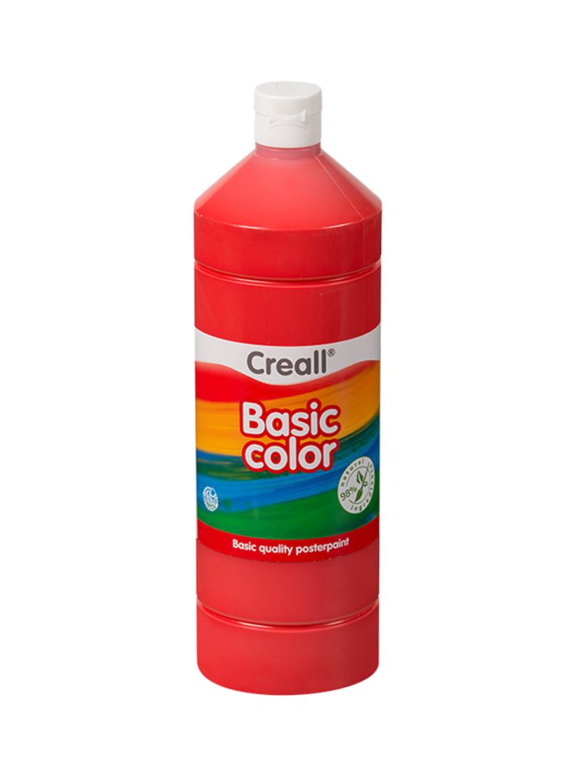 Creall Poster Color 1000ml #07 Primery Red - Al Masam Stationery LLC Main image