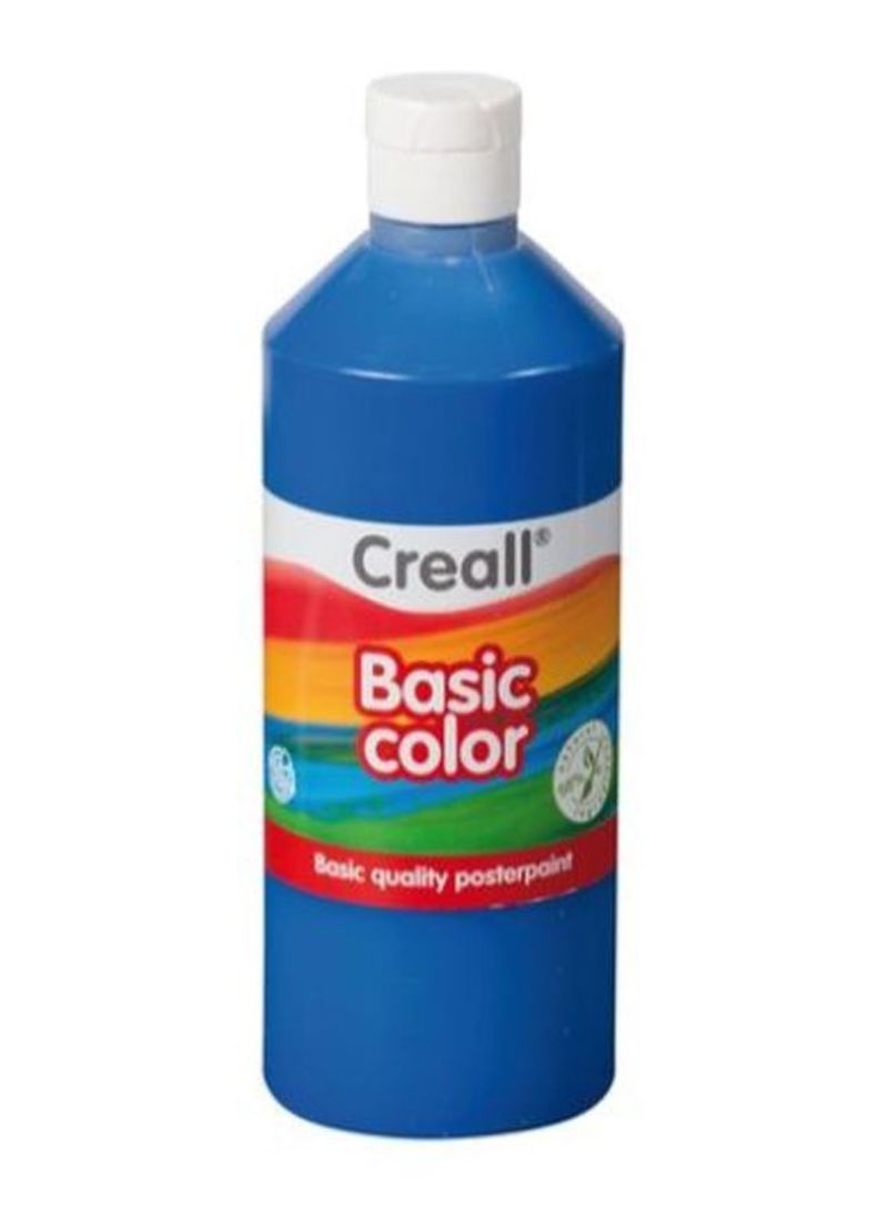 Creall Poster Color BASICCOLOR 500 ml  #11 Dark Blue - Al Masam Stationery LLC Main image