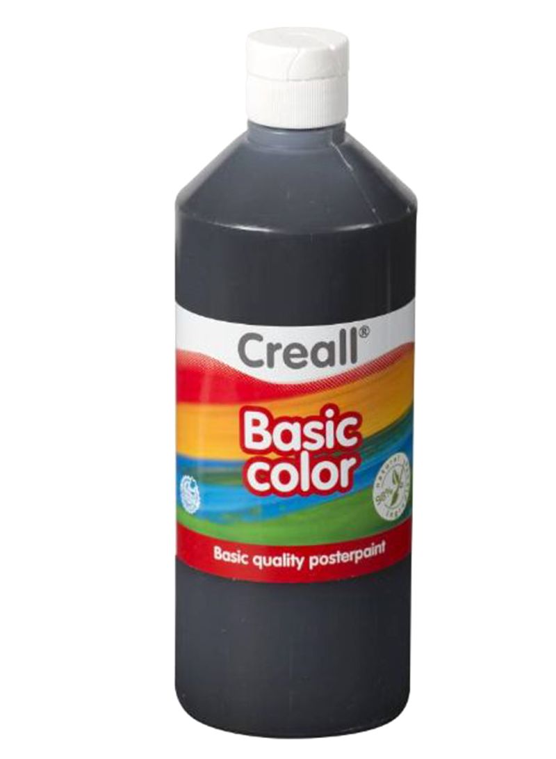 Creall Poster Color BASICCOLOR 500 ml #20 Black - Al Masam Stationery LLC Main image