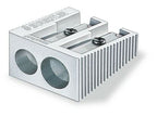 Staedtler Single Double Hole Metal Sharpener (Box of 20 Pcs) - Al Masam Stationery LLC