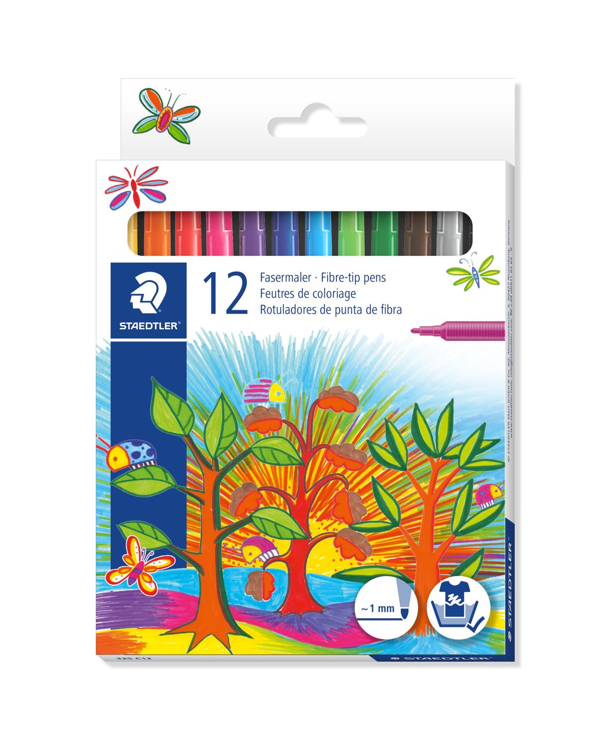 Staedtler Noris Fiber tip Pen cardboard - Al Masam Stationery LLC