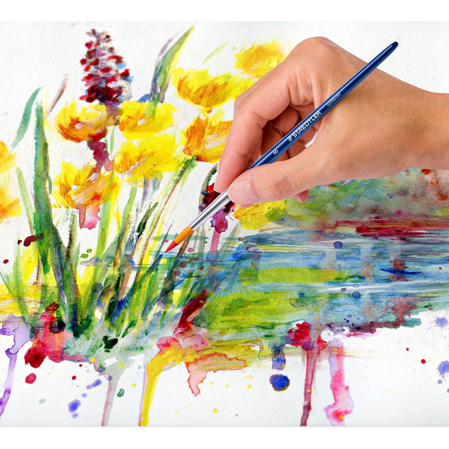 Staedtler 965  Synthetic Brush Set - Al Masam Stationery LLC