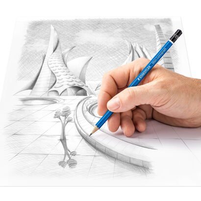 Staedtler Mars Lumograph Pencil 100-5H Secondary image
