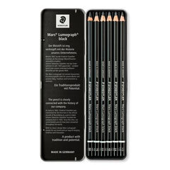 Staedtler Mars Lumograph Pencil Black 4B - Al Masam Stationery LLC