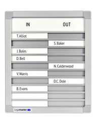 Legamaster Professional In & Out Board 10 People 31X26Cm 7-622100